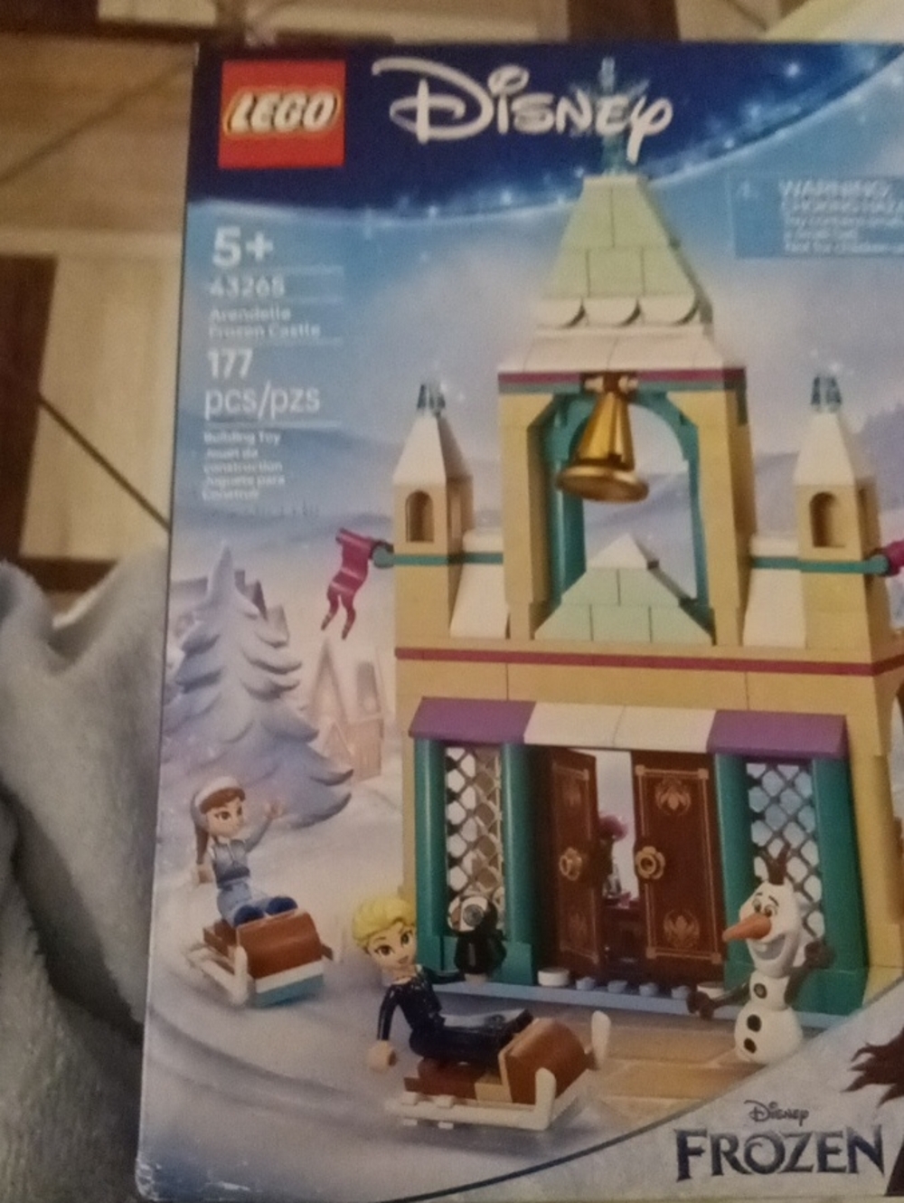 Disney LEGO Arendelle Tower Build Set - White, teal, purple, tan, gold